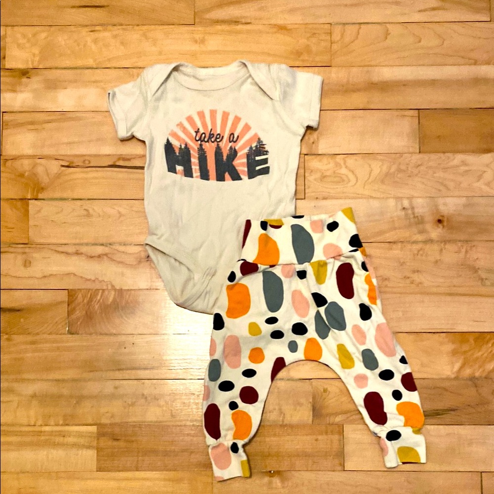 Take A Hike Outfit 3-6 months